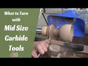 Mid Size Simple 55° Detailer Carbide Diamond Woodturning Lathe 9" Tool