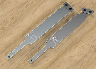 2 Tool Simple Scraper Set with Rectangular Cutters