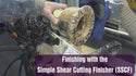Simple Shear Cutting Finisher Tool for Wood or Acrylic/Resin, unhandled (12" Long SSCF)