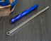 8" Long Blue Aluminum Handle