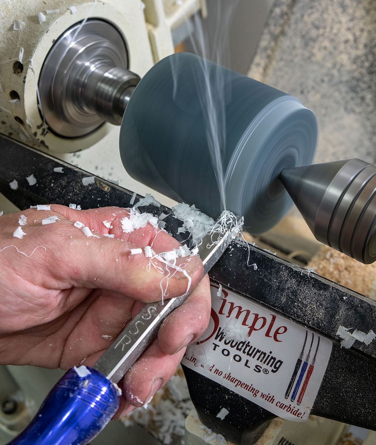 Roughing Rake Carbide roughing tool with 2 cutters for turning wood or resin projects ...