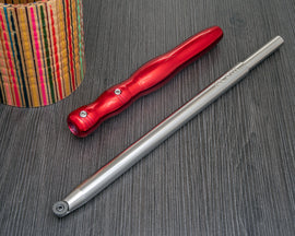 Buy 8-long-red-aluminum-handle Acrylic Resin Turning &amp; Hollowing Tool Unhandled (12&quot; Long AR STH)