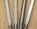 4 Full Size Tools - Rougher, 2 Detailers and Finisher with Carbide Cutters and 1 Handle - 26.5" Overall-3