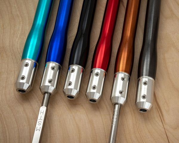Mid Size Interchangeable 12" Handle for tools with 3/8" Handle Tang
