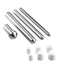 Live Chuck Points Kit with Optional Chuck Reversing Adapter for Woodturning Lathe MT2-1