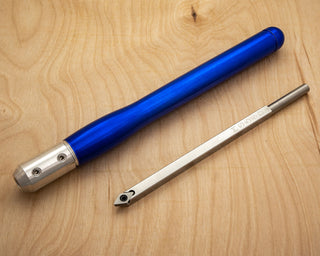 Buy sapphire-blue-handle Mid Size Simple 55° Detailer Carbide Diamond Woodturning Lathe 9&quot; Tool