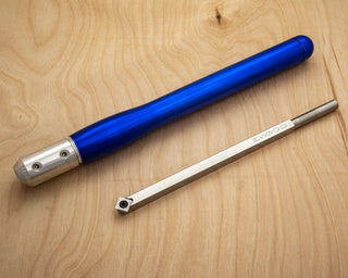 Buy sapphire-blue-handle Mid Size 90° Detailer with Diamond Carbide Cutter - 9&quot; Overall