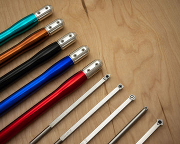 5 Tool Complete Set of Mid Size Tools each with Color Coded Handle - 19" Overall