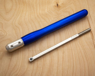 Buy sapphire-blue-handle Mid Size Simple Rougher with Square Carbide Cutter