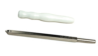 Buy 8-long-white-aluminum-handle 55° Detailer Tool with Carbide Tip - 12&quot; Tool Only
