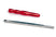 8" Long Red Aluminum Handle