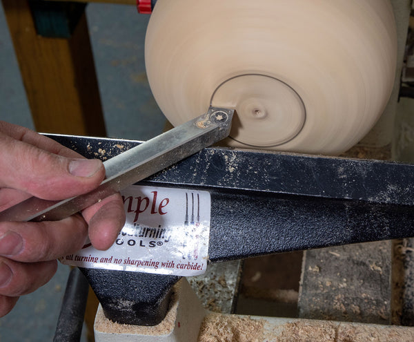 Simple 90° Detailer Woodturning Tool with Carbide Cutter