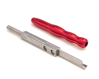 Buy 8-long-red-aluminum-handle Simple Carbide Parting Tool for Wood Lathe