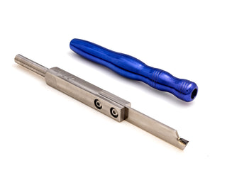 Buy 8-long-blue-aluminum-handle Simple Carbide Parting Tool for Wood Lathe