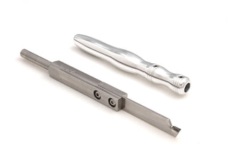 Buy 8-long-silver-aluminum-handle Simple Carbide Parting Tool for Wood Lathe