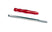 8" Long Red Aluminum Handle