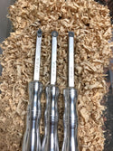 3 Mini Carbide Tools - Rougher, Hollower, Detailer with 3 Handles - 12" Overall