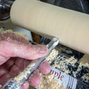 Simple Start Roughing Tool with 2 Cutters: 1 Negative Rake and 1 Woodturning - 12" Overall with Handle-4