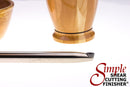 Simple Shear Cutting Finisher Carbide Lathe Tool with Golf Grip Handle for Woodturning Lathe-4