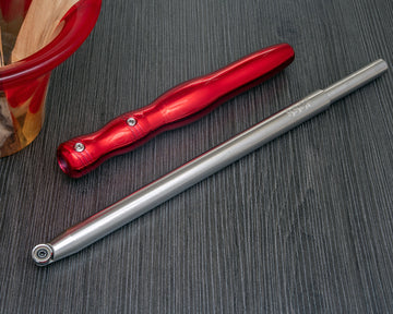 Buy 8-long-red-aluminum-handle Simple Shear Cutting Finisher Tool for Wood or Acrylic/Resin, unhandled (12" Long SSCF)