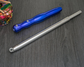 Buy 8-long-blue-aluminum-handle Simple Shear Cutting Finisher Tool for Wood or Acrylic/Resin, unhandled (12" Long SSCF)