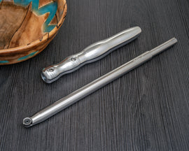 Buy 8-long-silver-aluminum-handle Simple Shear Cutting Finisher Tool for Wood or Acrylic/Resin, unhandled (12&quot; Long SSCF)