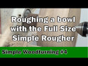 4 Full Size Tool Set - Rougher, Hollower, Detailer, Finisher & Handle - 26.5" Overall
